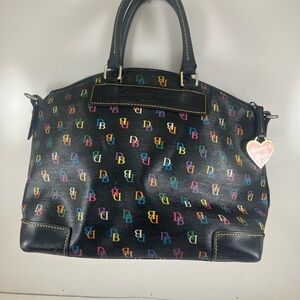 Dooney & Bourke Multicolor IT Satchel / Shoulder Bag w/ Florentine Vacchetta